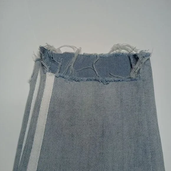 GB Gianni Bini Tuxedo Stripe Raw Step Hem Jeans - Picture 4 of 9